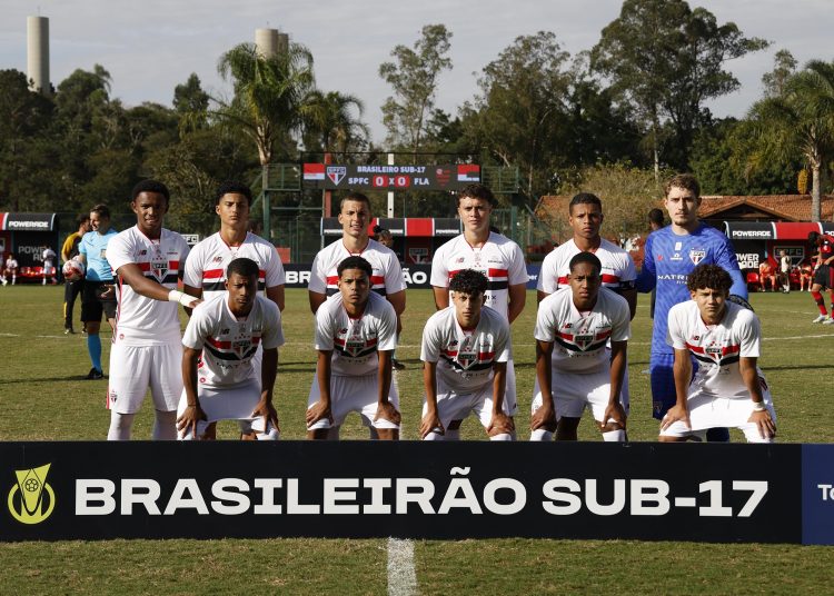 São Paulo empata com o Flamengo pelo Brasileiro Sub-17